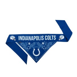 Littlearth Unisex-Adult NFL Indianapolis Colts Pet Bandana, Team Color, Large