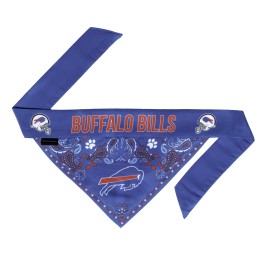 Littlearth Unisex-Adult NFL Buffalo Bills Pet Bandana, Team Color, X-Large