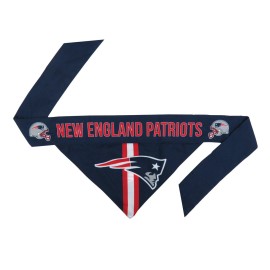 Littlearth Unisex-Adult NFL New England Patriots Pet Bandana, Team Color, Medium