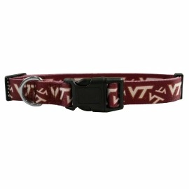 Littlearth Unisex-Adult NCAA Virginia Tech Hokies Pet Collar, Team Color, Small