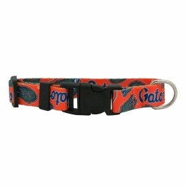 Littlearth Unisex-Adult NCAA Florida Gators Pet Collar, Team Color, Large