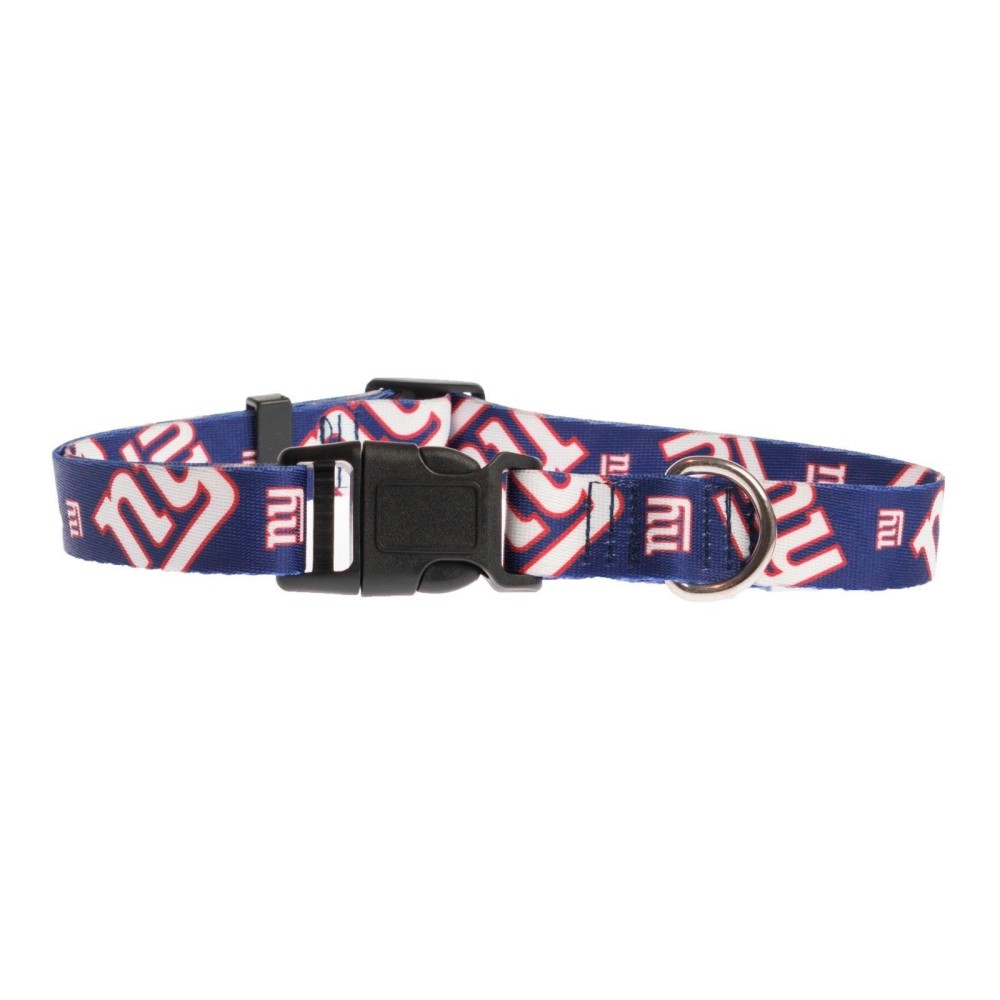 Littlearth Unisex-Adult NFL New York Giants Pet Collar, Team Color, Medium