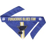 Littlearth Unisex-Adult NHL St. Louis Blues Pet Bandana, Team Color, Large