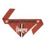 Littlearth Unisex-Adult NCAA Nebraska Cornhuskers Pet Bandana, Team Color, Small