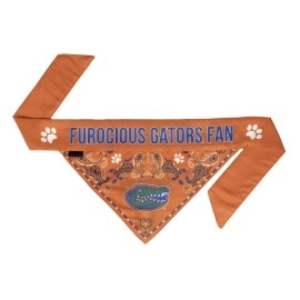 Littlearth Unisex-Adult NCAA Florida Gators Pet Bandana, Team Color, Small