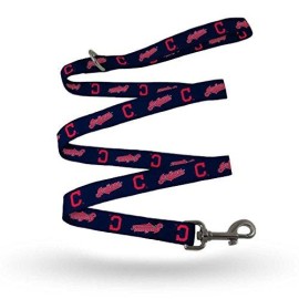 MLB Cleveland Indians Pet LeashPet Leash Size S/M, Team Colors, Size S/M