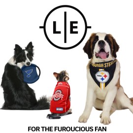 Littlearth NFL Pittsburgh Steelers Stretch Pet Jersey, Team Color, Medium