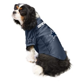 Littlearth NFL Dallas Cowboys Stretch Pet Jersey, Team Color, Medium