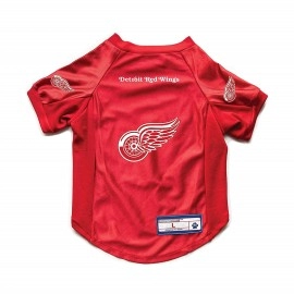 Littlearth NHL Detroit Red Wings Stretch Pet Jersey, Team Color, Medium