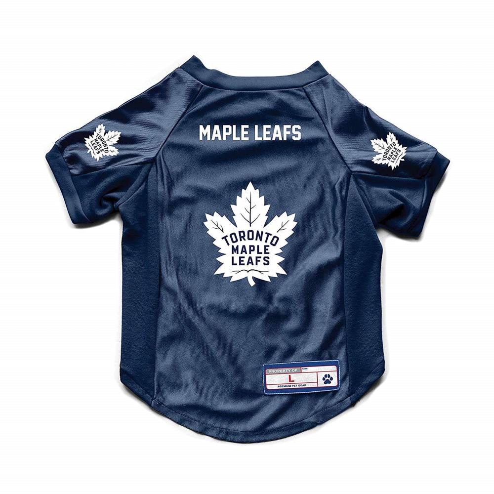 Littlearth NHL Toronto Maple Leafs Stretch Pet Jersey, Team Color, X-Small