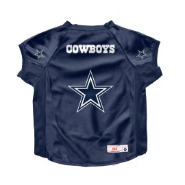 Littlearth NFL Dallas Cowboys Stretch Pet Jersey for Large Dogs, Team Color, Big Dog