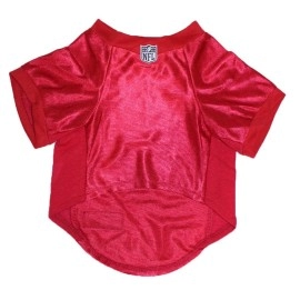 Little Earth Productions Washington Football Team Stretch Pet Dog Jersey Size Large, Team Colors, (320156-REDS-WHS-L)