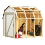 2 X 4 BASIcS 90190 custom Barn, 2x4, 2x4basics Shed Kit with Peak Roof
