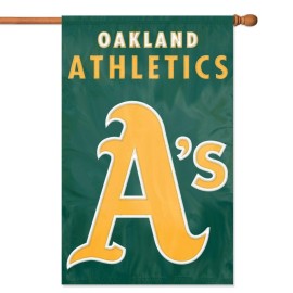 Party Animal Oakland Athletics Embroidered Premium Banner Indoor/Outdoor House Flag