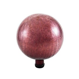Achla Designs G10-PL-C Gazing, Plum 10 inch Glass Garden Globe Ball Sphere, 10