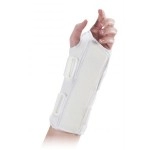 8 in. Universal Wrist Splint Left - White