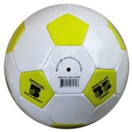 Soccer Balls for Sports, Yellow & White - Size 5 - Case of 50