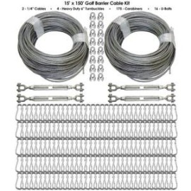 Cimarron Golf Barrier Netting Cable Kit 25X50