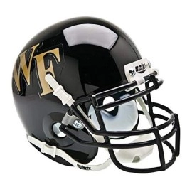 Schutt NCAA Wake Forest Demon Deacons Mini Authentic XP Football Helmet, Classic