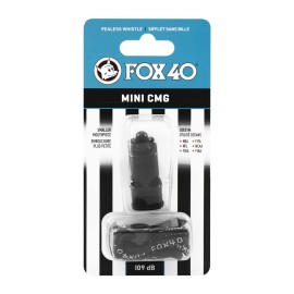 Fox 40 Mini Cmg With Breakaway Lanyard Black