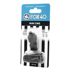 Fox 40 Mini Cmg With Breakaway Lanyard Black