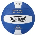 Tachikara SV5WSC Sensi-Tec Composite Volleyball (Blue and White)