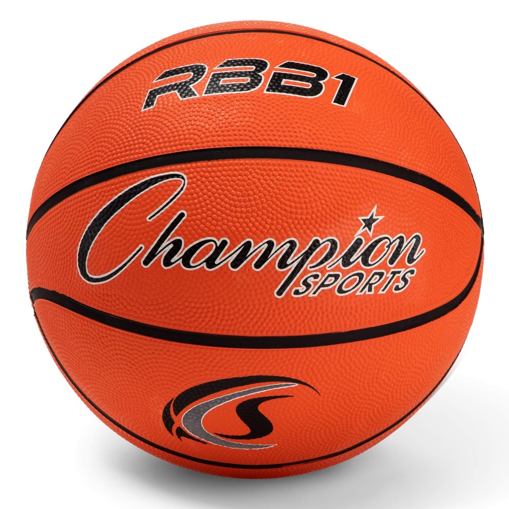 Champion Sports Rubber Official Basketball Heavy Duty Prostyle Basketballs Various Sizes Premium Basketball Equipment In