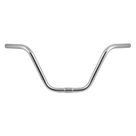 Wald 870 Hirise Cruiser Bike Handlebar 245Inches Wide Chrome 95Inch Rise