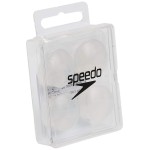 Speedo Unisex Swim Training Silicone Ear Plugs White 2 Pair Pack Of 1