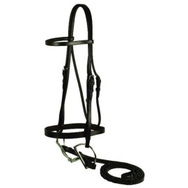 Gatsby Flat Snaffle Bridle