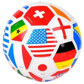 Full Sized World International Soccer Ball Mixed