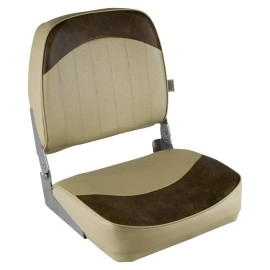 Wise 8WD734PLS-662 Standard Low Back Boat Seat, Sand/Brown