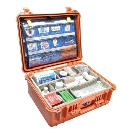 Pelican Products 1550005150 Pelican 1550Ems Medium Case With Organizer And Divider Orange