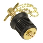 1' BRASS BAILER PLUG TWIST W/ 8' C