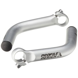 Profile Design Boxer Bar End Silver 222Mm Clamp Size Bebo2