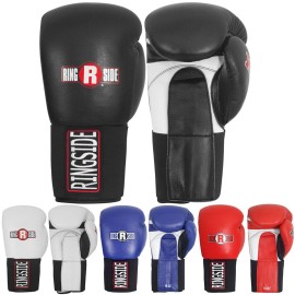 Ringside Imf Tech Sparring Elastic Boxing Gloves Black 16Ounce