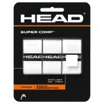 Head Super Comp Racquet Overgrip Tennis Racket Grip Tape 3Pack White