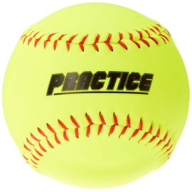 11'' Yellow Practice Softball