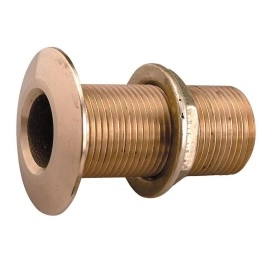 Perko 3/4 Inch Thru-Hull Fitting with Pipe Thread Bronze MADE IN THE USA