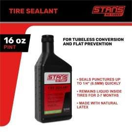 Stans Notubes Tire Sealant Liquid Sealant 16 Ounces 1 Pint