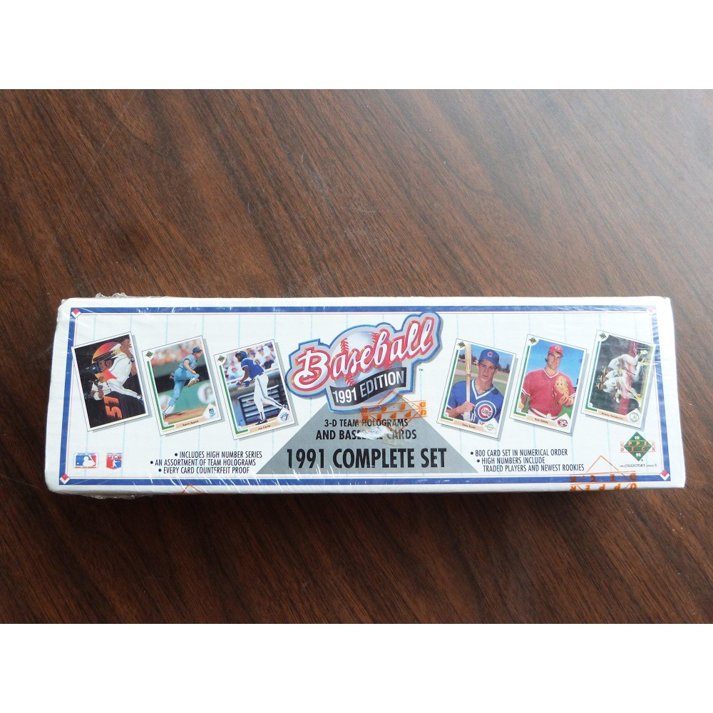 Upper Deck 1991 Mlb Baseball Cards Complete Factory Set 800 Cards