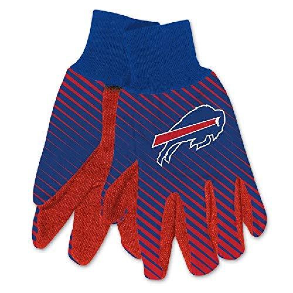 NFL Buffalo Bills Two-Tone Gloves, Blue/Black