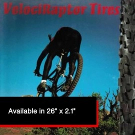 Wtb Velociraptor 26X21 Rear Mountain Bike Tire Wire Bead Dna Compound Wide Spread Tread For Maximum Traction And Braking On