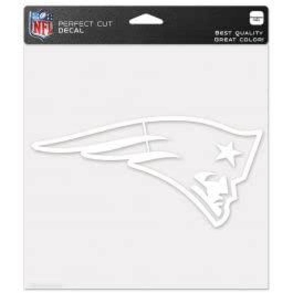 Wincraft Nfl New England Patriots Wcr25654061 Perfect Cut Decals 8 X 8