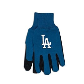 Los Angeles Dodgers Gloves Two Tone Style Adult Size Size