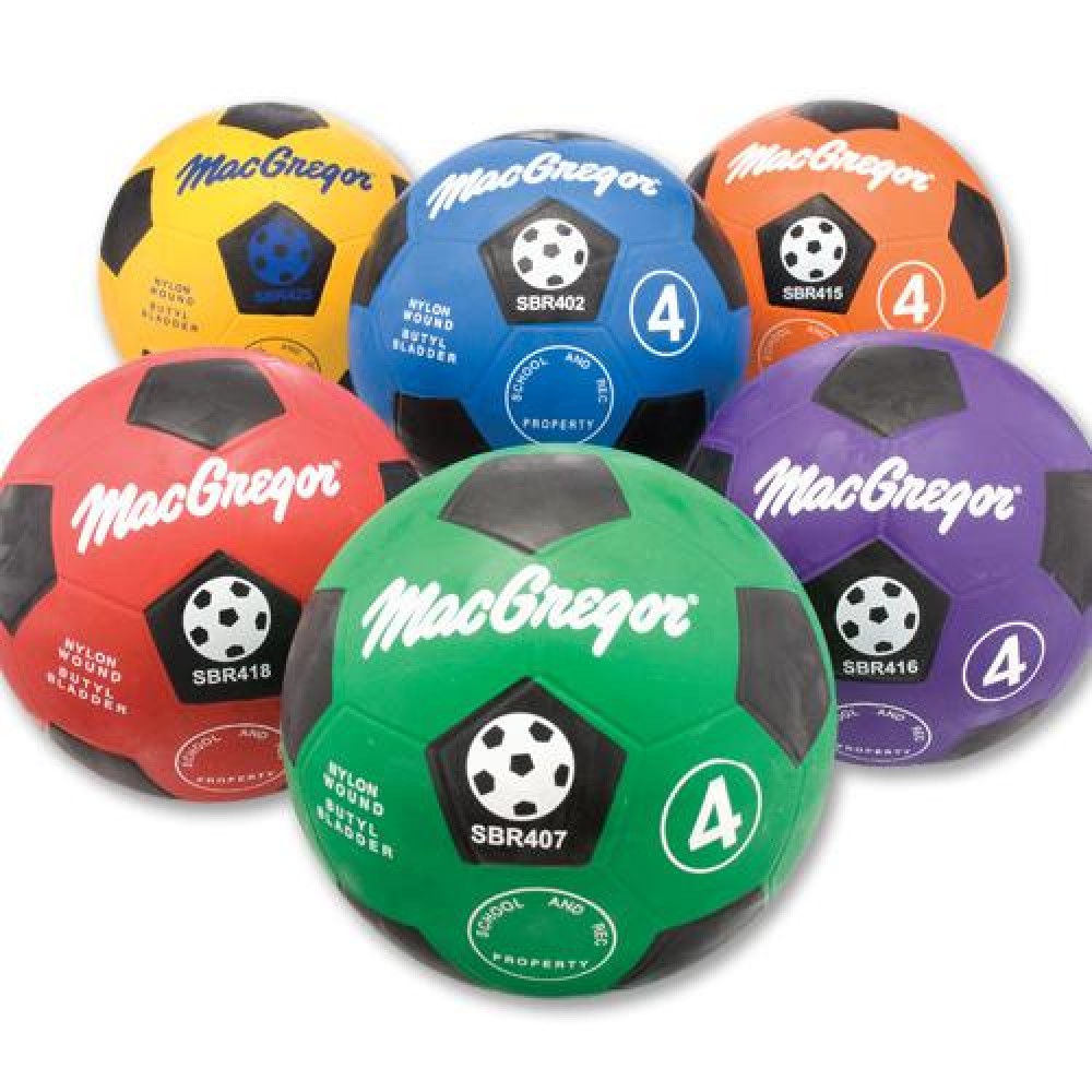 MacGregor 94400 Multicolor Soccer Prism Pack Size 4