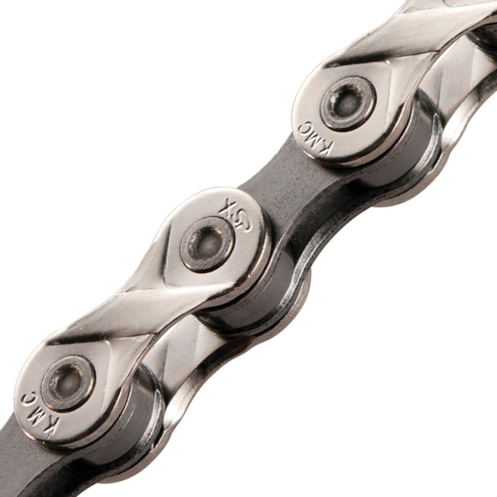 Kmc X8 8Speed Nickel Plate Edition Xseries Bicycle Chain Compatible With Shimano Sram Campagnolo And All Major Systems