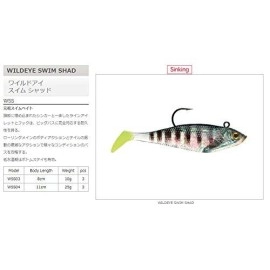 Storm Wildeye Swim Shad 04 Pearl Size 4