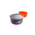 Gsi Outdoors Ultralight Nesting Bowl And Mug For Camping Travel Backpacking Picnics Bbqs Orange