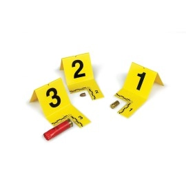 Evipaq Crime Scene Evidence Marker Id Tents Cutout Numbers 120 Yellow